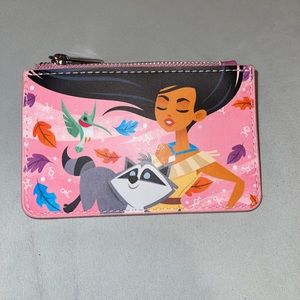 Pink Pocahontas card holder